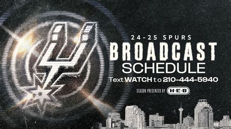 San Antonio Spurs Announce Local Broadcast Schedule For .